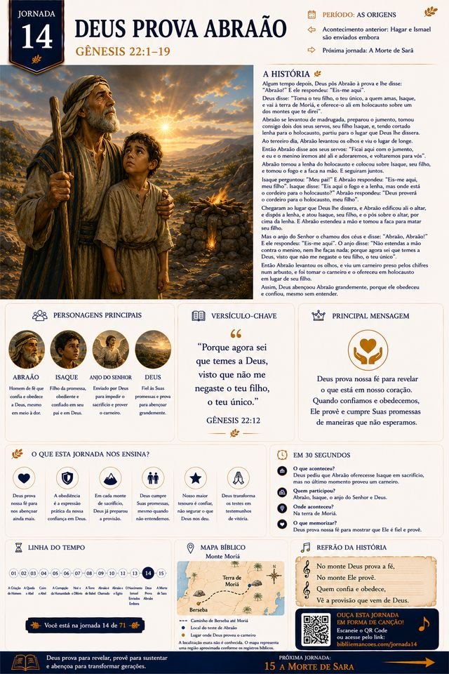 Jornada 14 - Deus Prova Abraão
